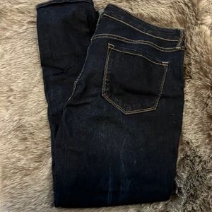 Nine West | Cigarette Mid-Rise Skinny Ankle | Petite |Dark Wash Jeans | Size 14P